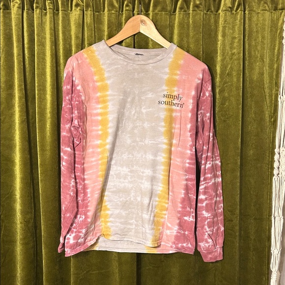 Simply Southern "Bone To Be Wild" tie-dye long-sleeve t-shirt - Picture 8 of 12